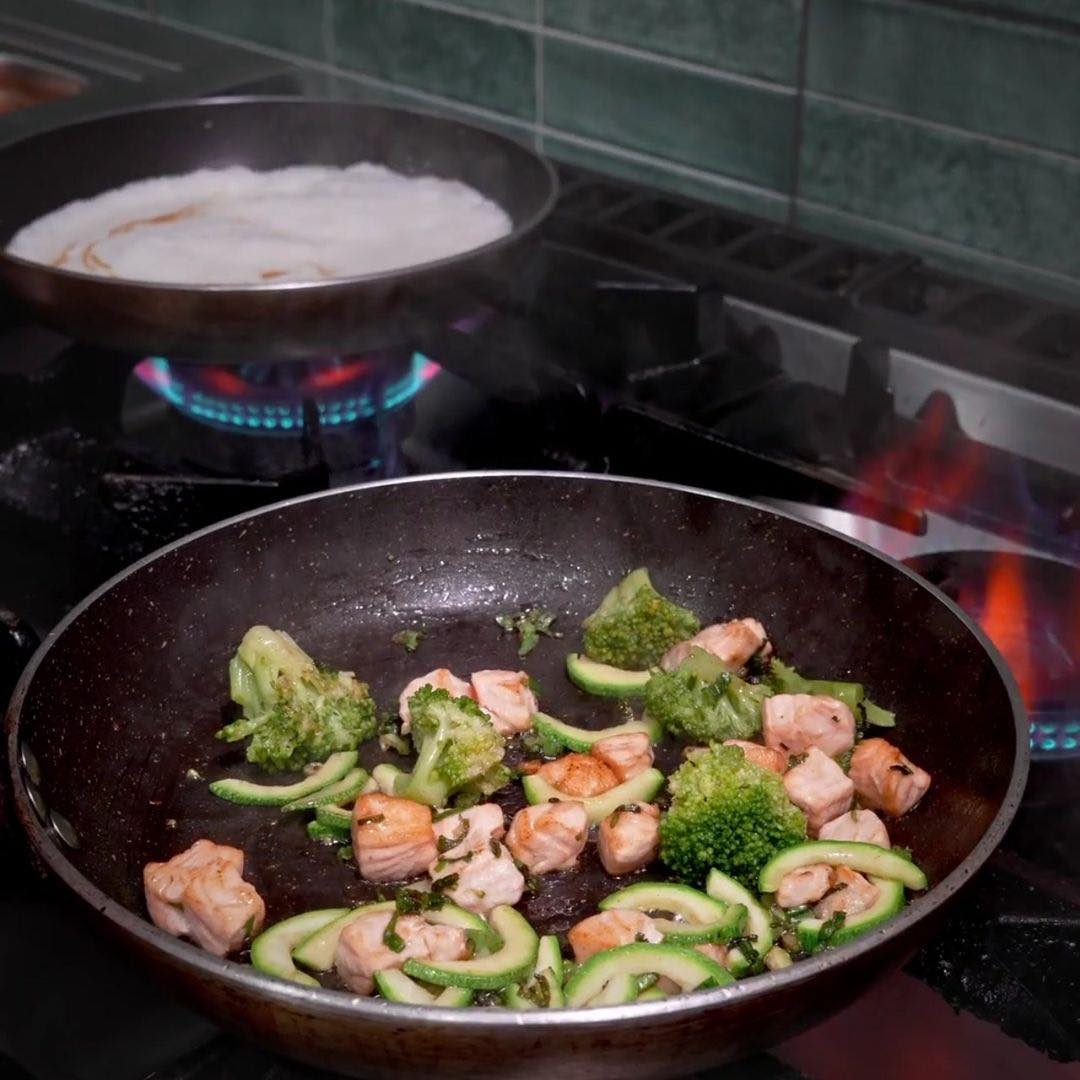 Plated Italian dish